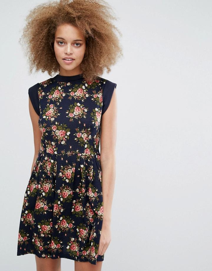 Pussycat London Floral Skater Dress - Multi