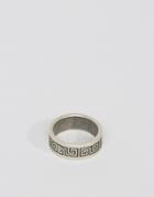 Asos Column Design Ring In Silver - Silver