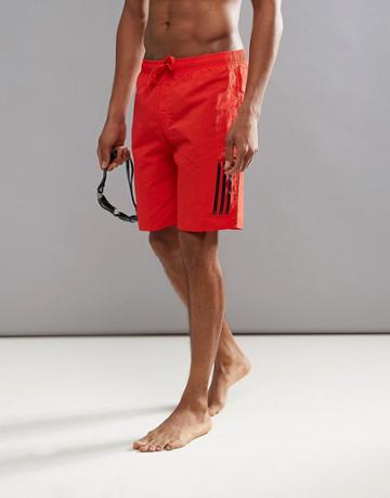 Adidas Swim Shorts - Red