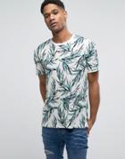 Jack & Jones Originals T-shirt With All Over Print - Cream