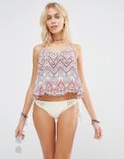 Surf Gypsy Paisley Print Beach Top