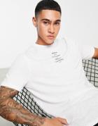 Armani Exchange City Print T-shirt In White