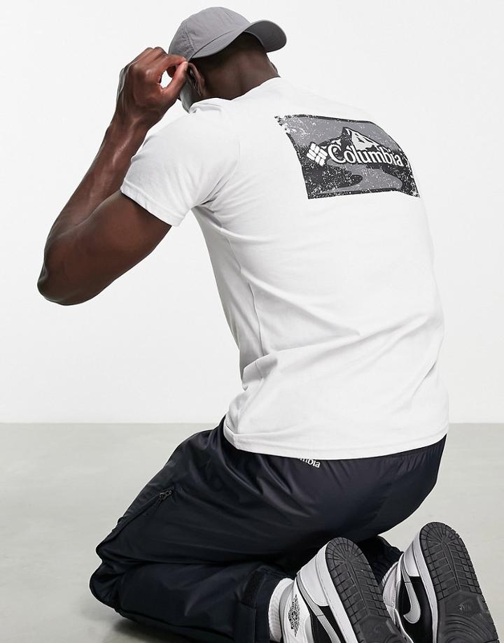 Columbia Rapid Ridge Back Graphic Ii T-shirt In Grey-gray