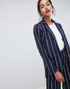 Vila Stripe Suit Blazer - Multi