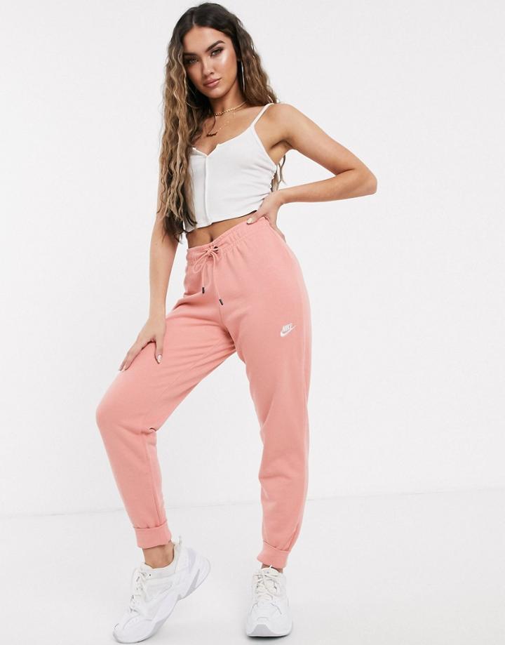 Nike Pink Essentials Slim Sweatpants