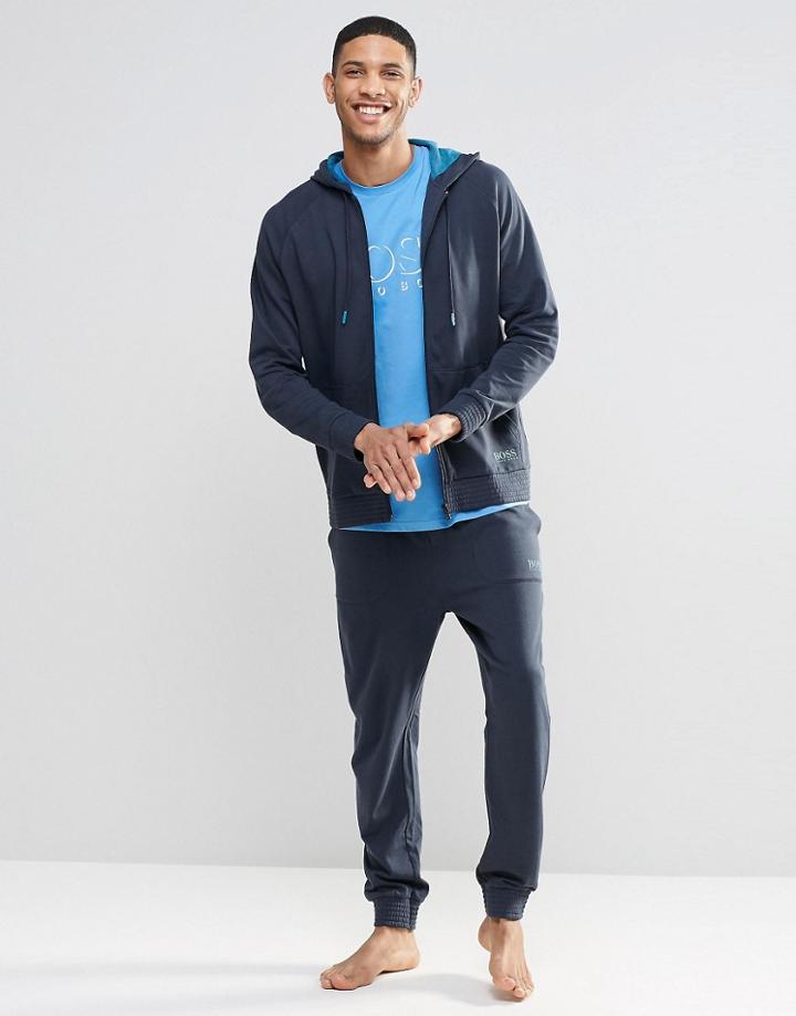 Hugo Boss Cuffed Jogger In Navy Regular Fit - Navy