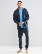 Hugo Boss Cuffed Jogger In Navy Regular Fit - Navy