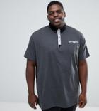 Duke King Size Polo Shirt With Contrast Collar - Gray