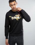 G-star Nolyn Embroidered Dragon Sweater - Black