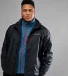 Columbia Plus Pouring Adventure Ii Jacket Waterproof Hooded In Black - Black