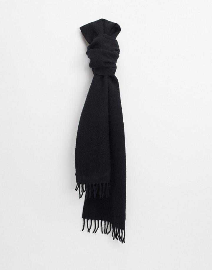 Weekday Orbit Scarf In Black