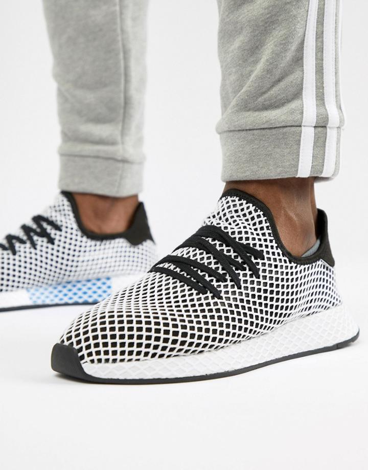 Adidas Originals Deerupt Runner Sneakers In Black Cq2626 - Black