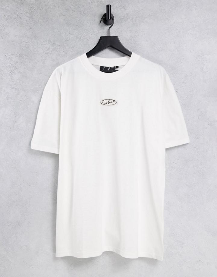 The Couture Club Logo Badged T-shirt In White - Part Of A Set