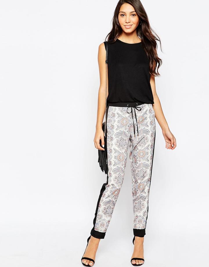 Oasis Paisley Soft Print Pants - Multi