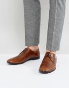 New Look Leather Derby Shoes In Brown - Brown