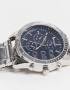 Brave Soul Chunky Bracelet Watch-silver