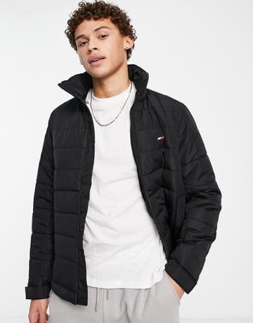 Tommy Hilfiger Performance Puffer Jacket In Black