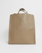 Claudia Canova Large Tote Bag In Taupe-beige