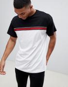 New Look T-shirt With Mesh Detail In White - White