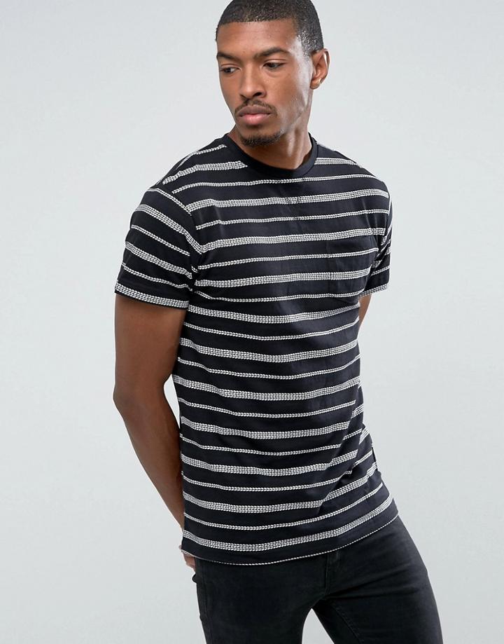 D-struct Jaquard T-shirt - Navy