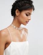 Asos Wedding Pearl Choker Necklace - Cream