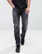 Diesel Buster Straight Fit Jeans 0683w - Black