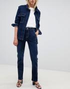 Tomorrow Sustainable Denim Worked Pant With Contrast Stitching