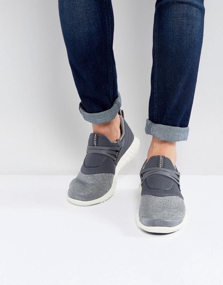 Jack & Jones Dragon Mesh Sneakers - Gray