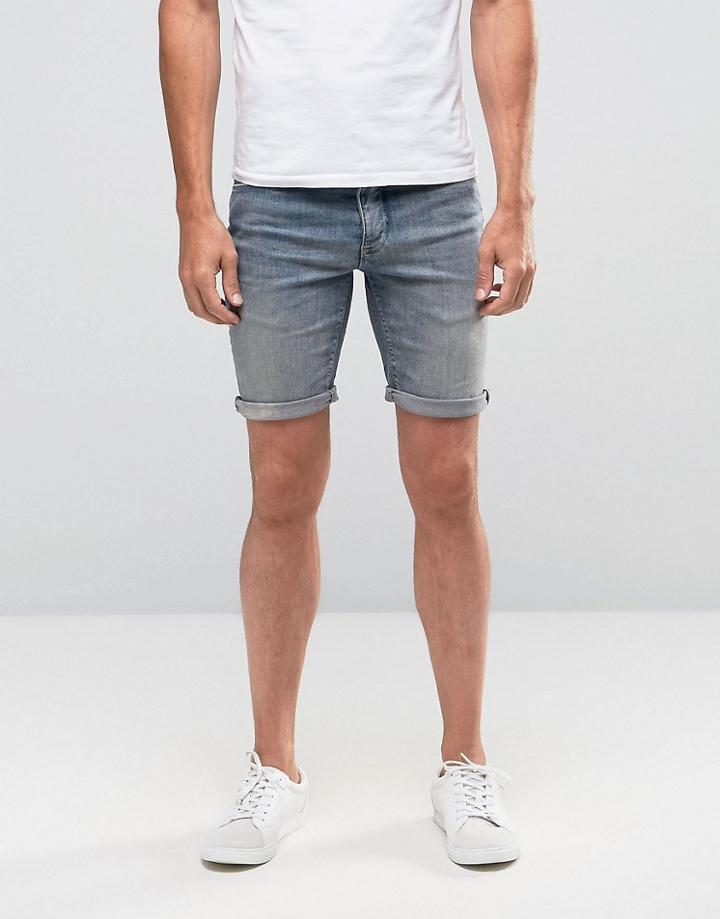 Minimum Samden Shorts In Medium Blue - Blue
