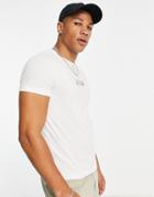 Tommy Hilfiger Central Square Logo T-shirt In White
