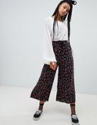 Nobody's Child Wide Leg Pants In Ditsy Floral - Multi