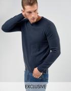 Only & Sons Knitted Sweater In 100% Cotton - White