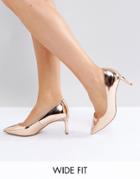 Asos Soulful Wide Fit Pointed Heels - Beige