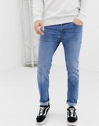 Jack & Jones Slim Fit Jeans In Blue Wash