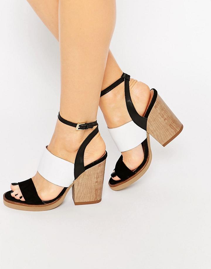 New Look Premium Color Block Sandal - Black