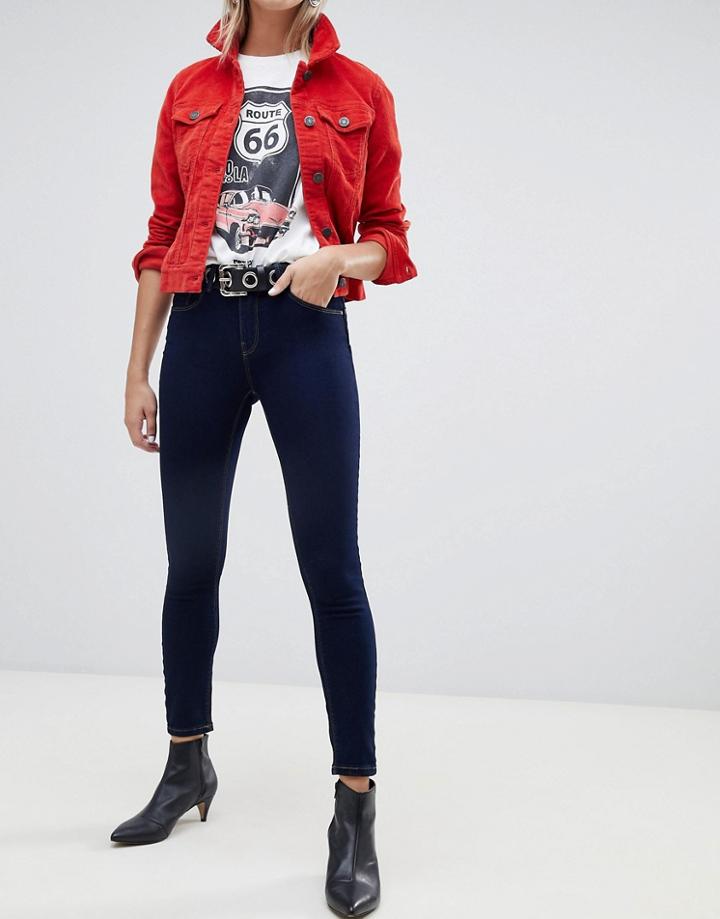 Only Skinny Leg Push Up Effect Jean-blue