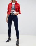 Only Skinny Leg Push Up Effect Jean-blue