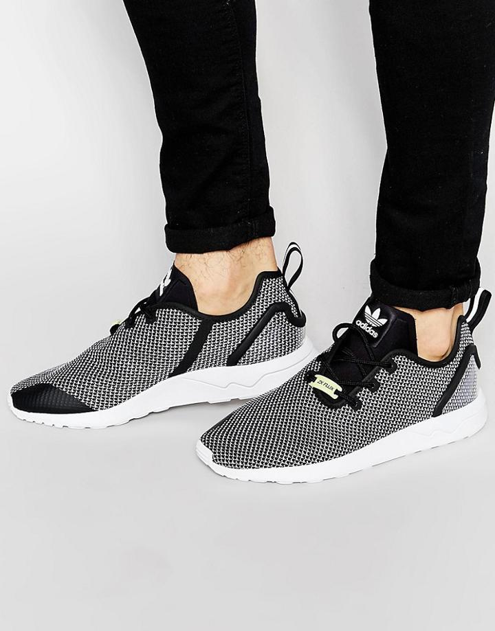 Adidas Originals Asymmetrical Zx Flux Sneakers S79054 - Black