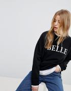 New Look Belle Sweat Sweater - Black