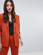 Y.a.s Tailored Blazer - Orange