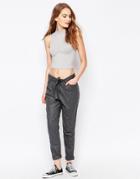 Just Female Liberty Wool Pants - Gray