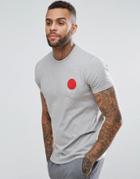 Edwin Red Dot Logo T-shirt - Gray