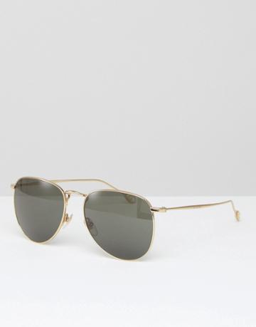 Gucci Aviator Sunglasses In Gold - Gold