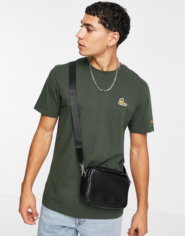 Timberland Boot Logo T-shirt In Green