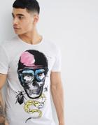 Blend Insect Skull T-shirt - White
