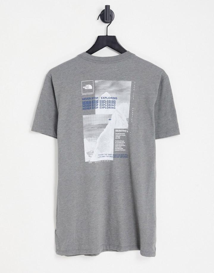 The North Face Collage T-shirt In Gray