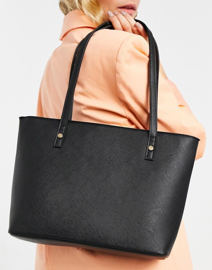 Asos Design Easy Tote In Black