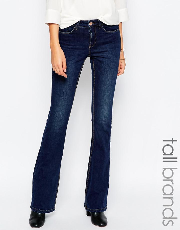 Vero Moda Tall 70's Flare Jean - Blue