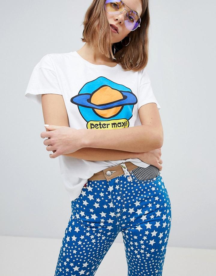 Wrangler X Peter Max Planet T-shirt - White