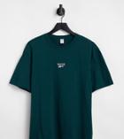 Reebok Classics Wardrobe Essentials Boxy T-shirt In Forest Green